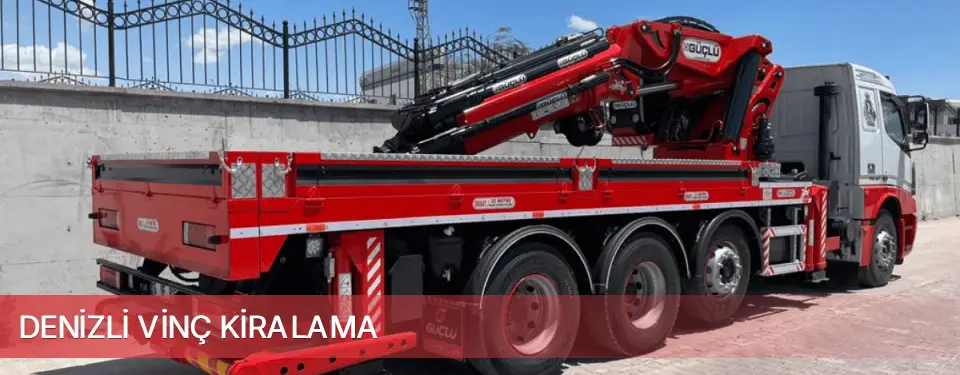 Denizli İli Vinç Kiralama